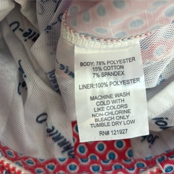 JOHNNIE-O MEN'S KARRATHA BOARD SHORT. Size Medium. Red/Pink Blue Swim Shorts. - Picture 16 of 16